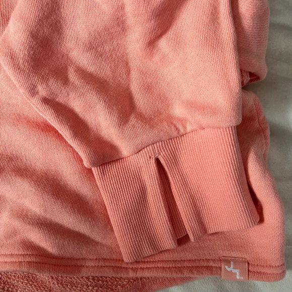 JoyLab Peach V-Neck Cropped Sweater - Picture 4 of 5